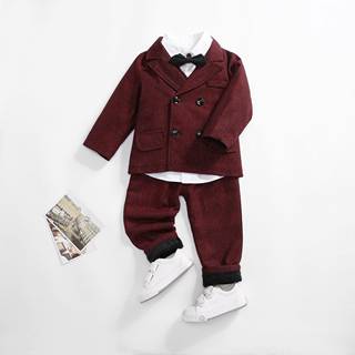 Autumn and winter thickened children's suits