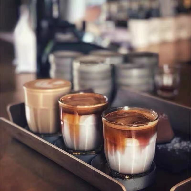 Cappuccino Classic Glass Cup Cafe ins Style Latte Cup Iced Coffee Cup Latte Art Coffee Cup Milk Cup Cappuccino Classic Glass Cup Cafe ins Style Latte Cup Iced Coffee Cup Latte Art Coffee Cup Milk Cup