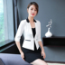 Casual phụ nữ phù hợp với của nhỏ áo khoác Hàn Quốc phiên bản 2020 mới bảy điểm tay áo 100 phù hợp với chuyên môn hè ngắn phù hợp 