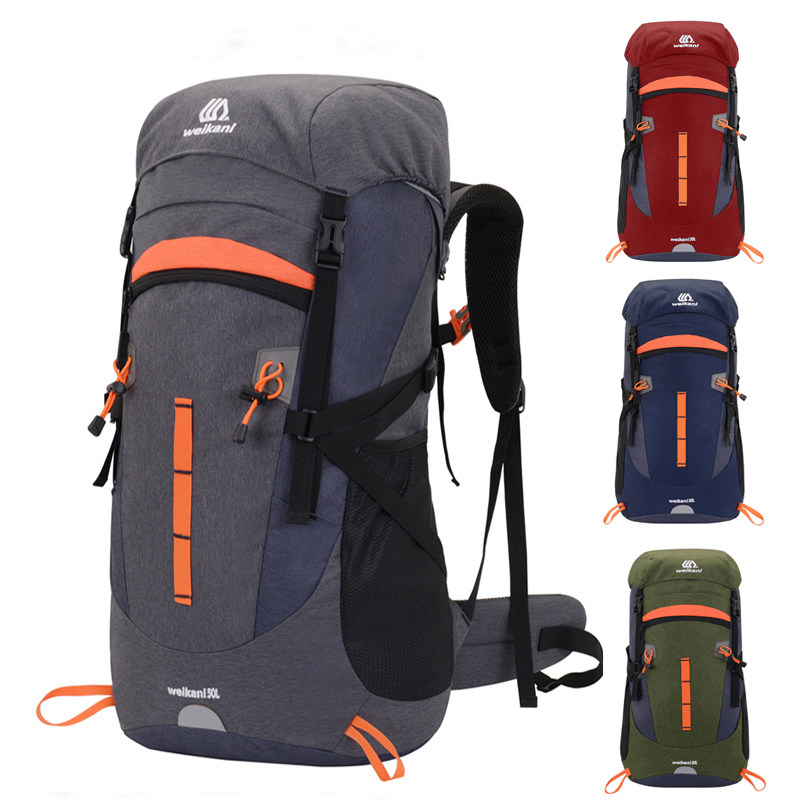 New Ultra-Light Outdoor Running Sports Travel Backpack 50L Large-Capacity Leisure Waterproof Mountaineering Bag