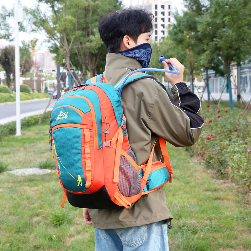 2025 New Outdoor Backpack 40 Liters Travel Multifunctional Mountaineering Leisure Hiking Student Ultra-Light Cycling Bag