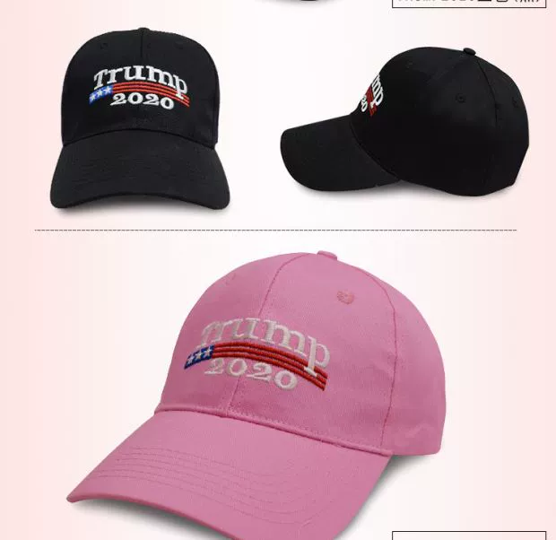 Mũ mới 2020Trump mũ bầu cử bóng chày Mỹ Mũ thêu logo tùy chỉnh LOGO - Bóng chày