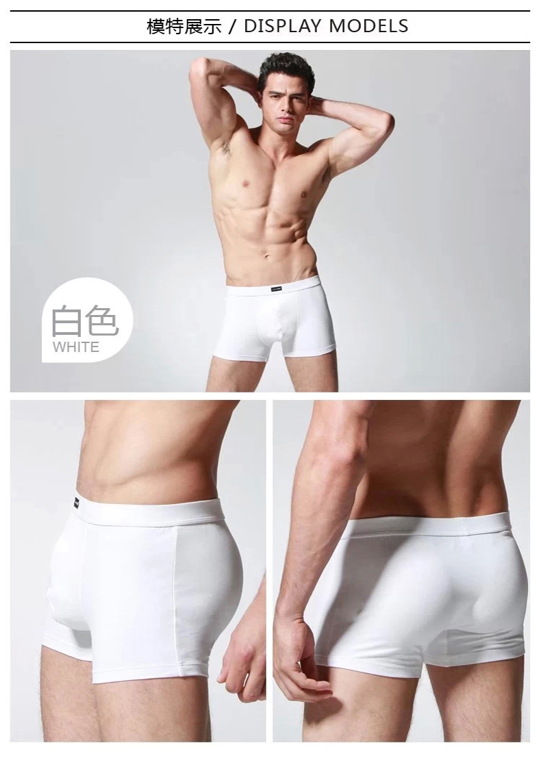 Han Cai Đồ lót nam Cotton Boxer Quần lót trẻ trung Quần nam Đầu năm Màu đỏ Kích thước lớn Quần Boxer Mùa hè quần lót nam dành cho tuổi 12
