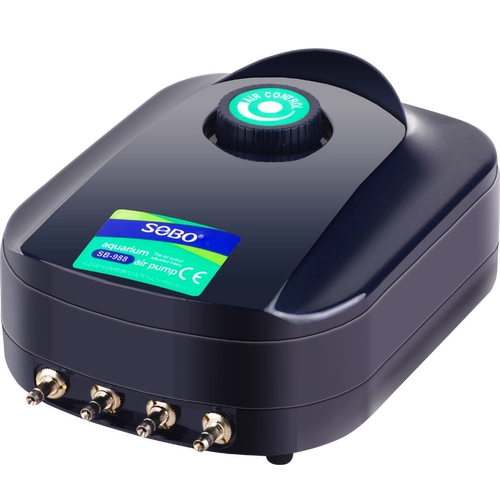 Сосновая сосновая рыба аквариум для кислородного насоса.