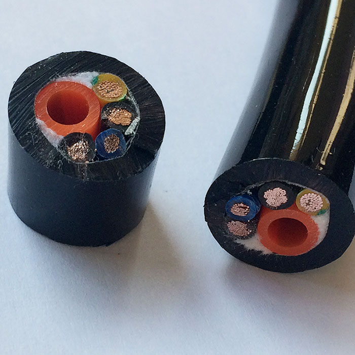 Liquid Level Gas-Guide Detection Underwater Diving 2 4 Cores Power GAS PIPE POLYURETHANE AIR DUCT CABLE CAN BE CUSTOMIZED