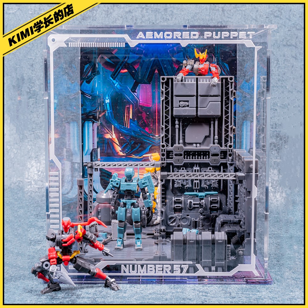 kimi FIFTYSEVEN No 57 A team acrylic display box mecha model spot