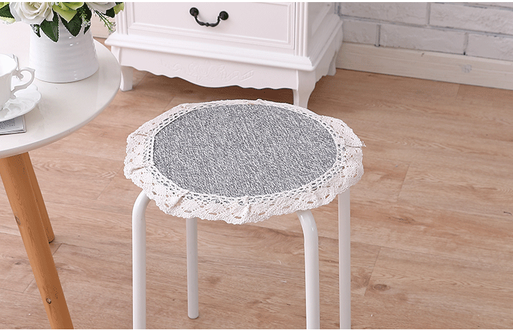 Vòng ghế đệm đệm mùa hè phần mỏng thở mùa vải ghế đệm ghế đệm với dây đai lanh - Ghế đệm / đệm Sofa thảm trải ghế sofa mùa hè