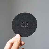 Chimo Taoshe ultra-thin Ruyi sponge coaster Cup Cup holder tea ceremony accessories