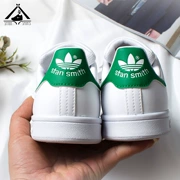 Cỏ ba lá Stan Smith Smith nam và nữ đuôi xanh trắng giày trắng giản dị M20605 / S76330