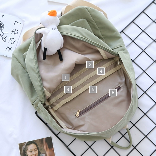 Рюкзак, сумка через плечо, модный ранец, для средней школы, в корейском стиле, надевается на плечо