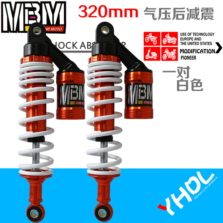 Phụ kiện sửa đổi xe máy MBM giảm xóc xe cg125 nam xe cong chùm giảm xóc sau giảm xóc lò xo phuộc nhún xe dream