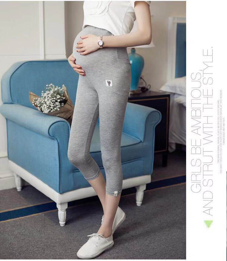 Maternity leggings summer wear thin seven points maternity pants summer seven minutes pants outside wear summer pants spring summer dress women's pants