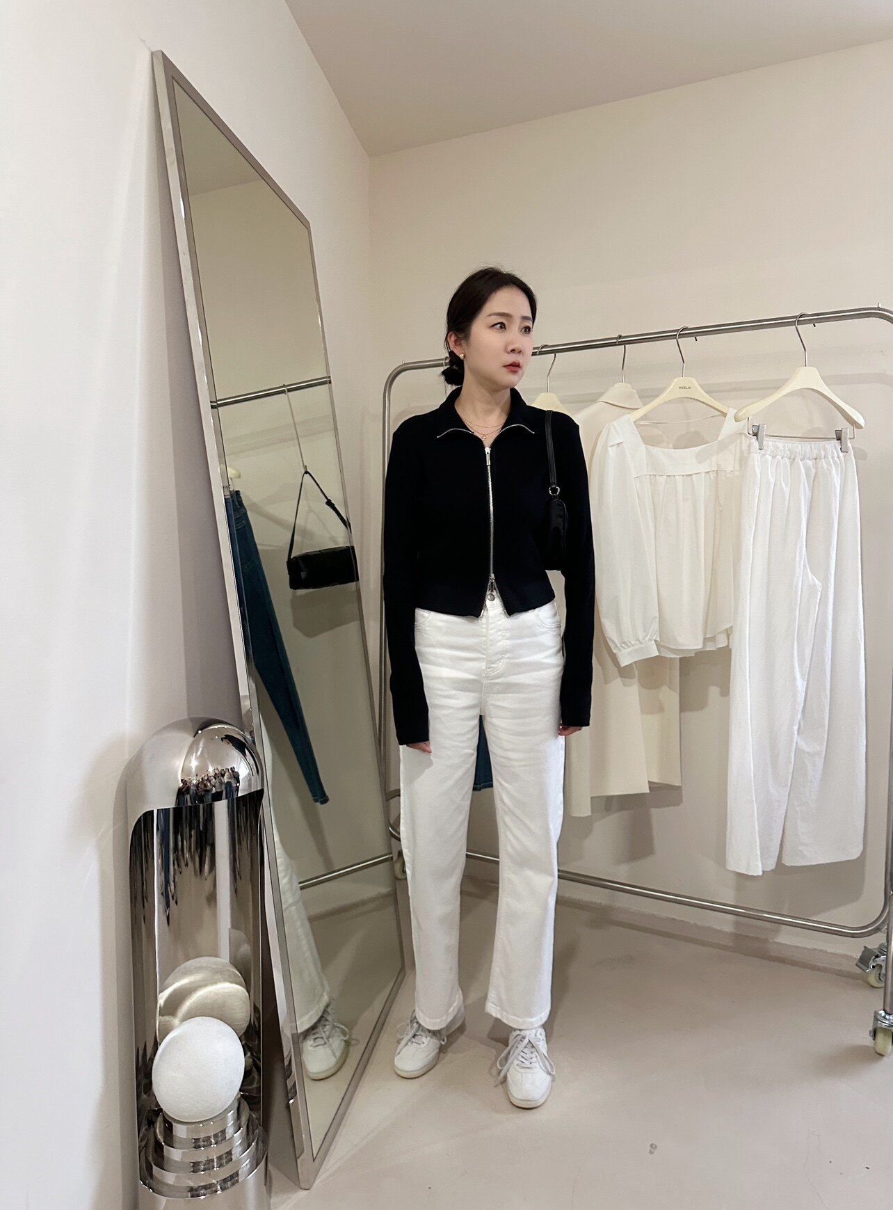 widelia куртка женская с двойной молнией повседневная приталенная короткая весна 2025