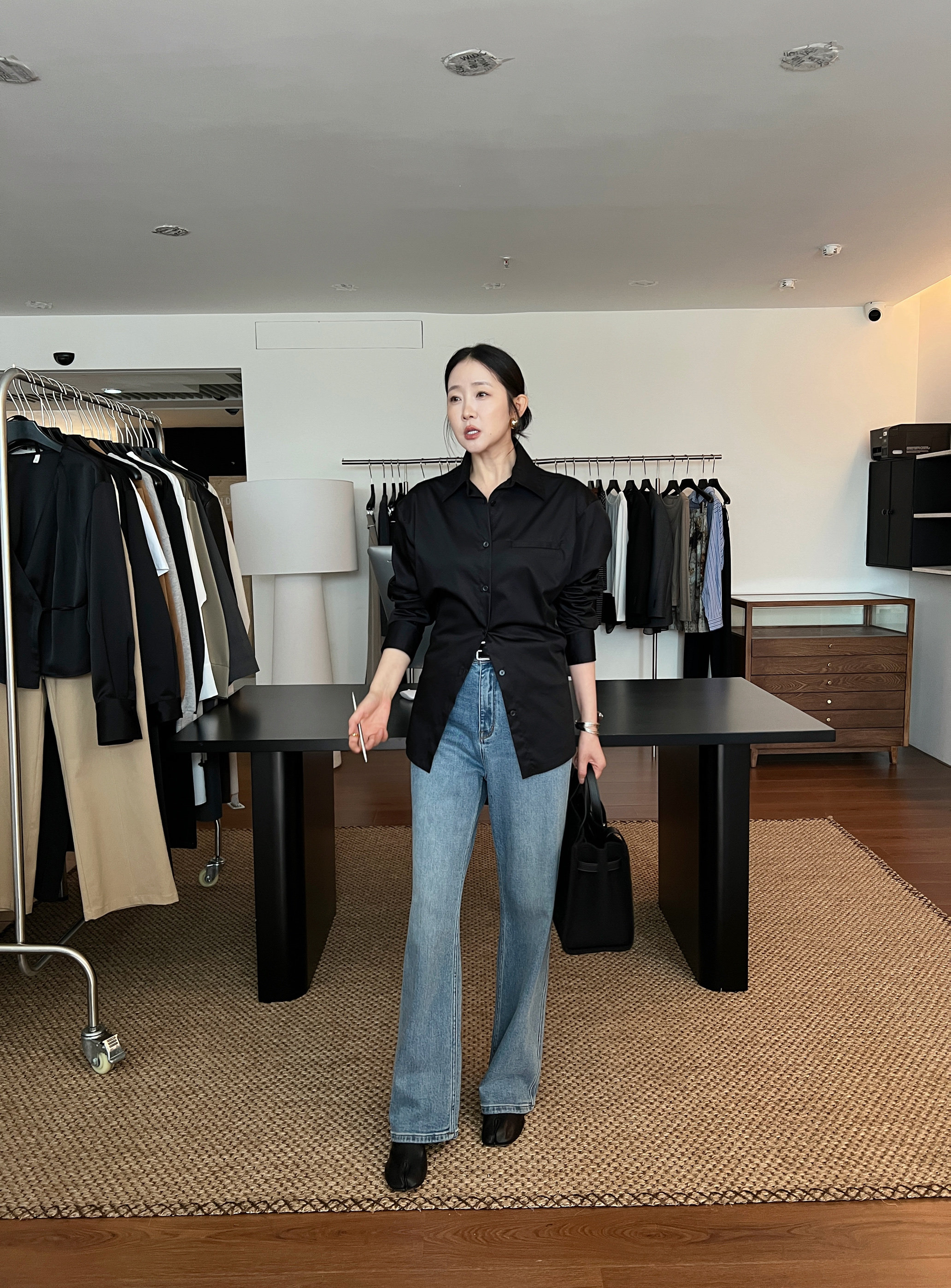 widelia узкие прямые универсальные стройнящие джинсы женские осень 2024 новинка стирка свободные повседневные длинные брюки