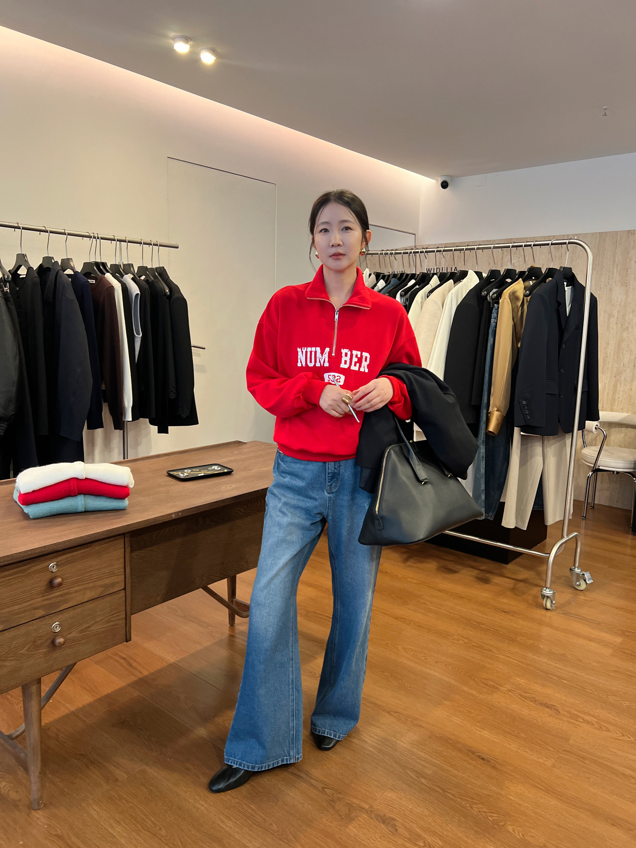 WIDELIA2025 стройнящие джинсы с завышенной талией женские летние свободные широкие брюки