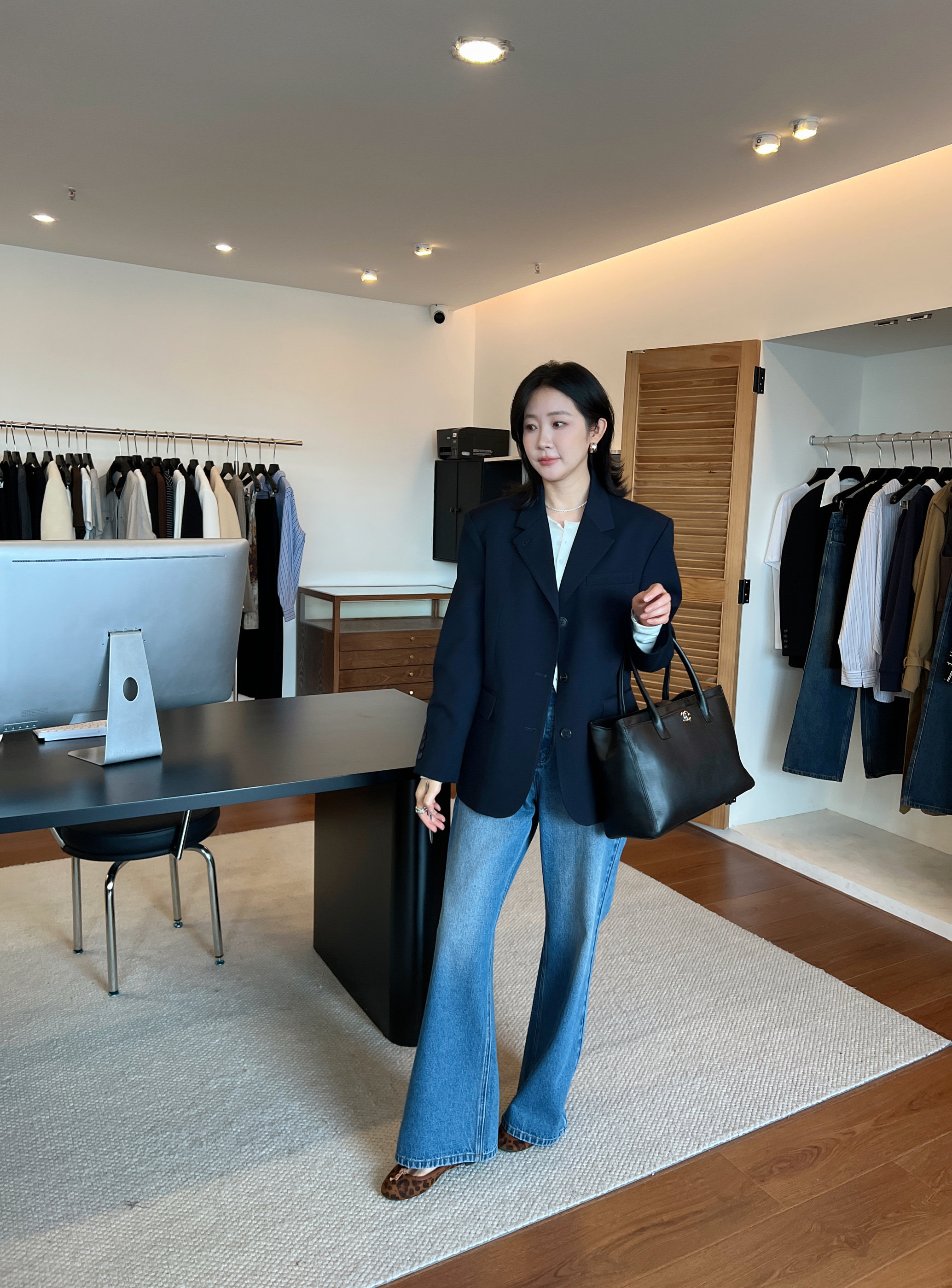 WIDELIA2025 стройнящие джинсы с завышенной талией женские летние свободные широкие брюки