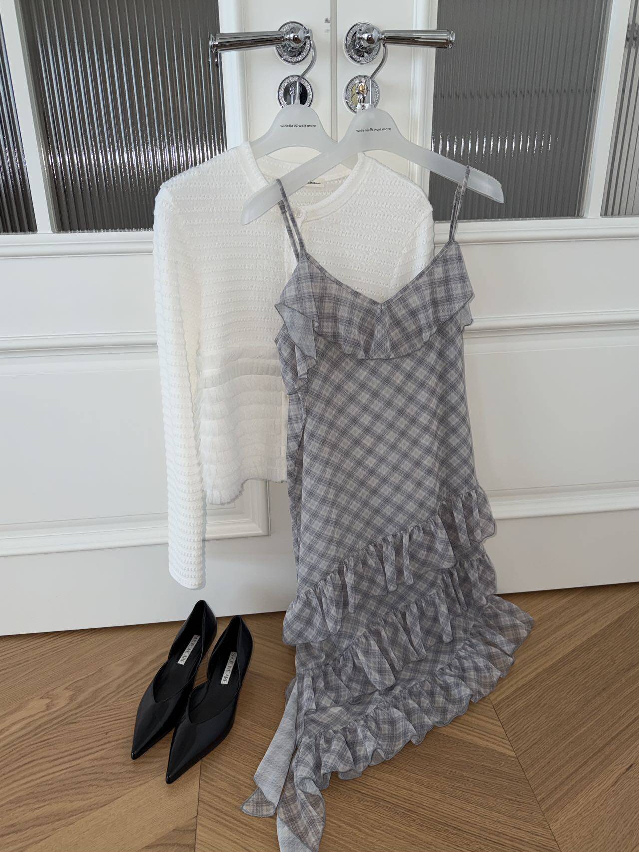 waitmore дизайнерское асимметричное многослойное клетчатое платье-сарафан с кружевом женское весна-лето корейский стиль