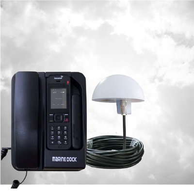 Maritime satellite telephone second generation isatphone2 indoor shipborne hands-free telephone landline outdoor antenna