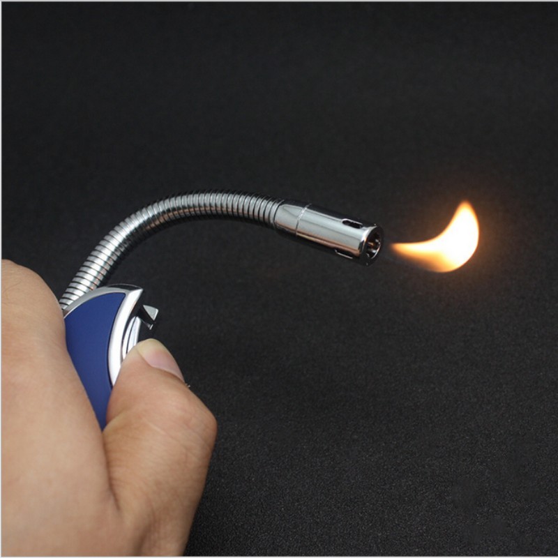 Hookah ống chiếu sáng igniter inflatable cháy nhẹ hơn cổ dài miễn phí uốn phiên bản dài đánh lửa lấy