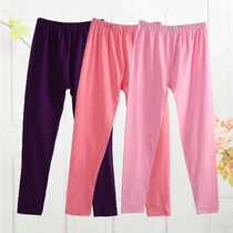 Womens autumn pants single cotton long trousers slim cotton Lycra thin leggings thin cotton wool pants single