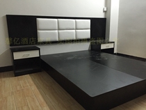 Hotel furniture manufacturers door-to-door custom direct sales Express hotel apartment rooms bed and breakfast bed luggage cabinet customization