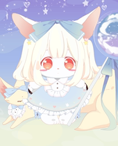 (Goel) Obi Island Sleeping Fox Suit Sleeping Fox Starry Sky Soft Girl Dress