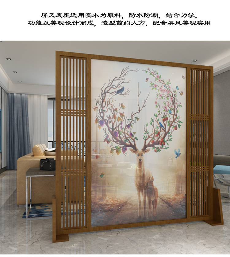Màn hình châu Âu vách ngăn phòng khách gỗ rắn Bắc Âu hiện đại đơn giản nhà hàng thời trang hiên nhà hàng rỗng màn hình ghế di động - Màn hình / Cửa sổ mẫu khung bảo vệ cửa sổ