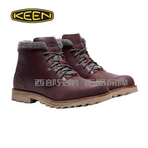 KEEN Mens Leather waterproof warm boots The Slater Waterproof Boots 1017397
