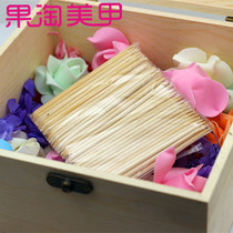 Nail tool repair spilled nail polish orange wooden stick stick stick drill stick double use free mail