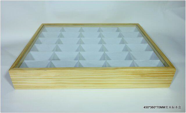 Insect specimen box plant specimen ore rock butterfly specimen box beetle display box 45X36X7 can