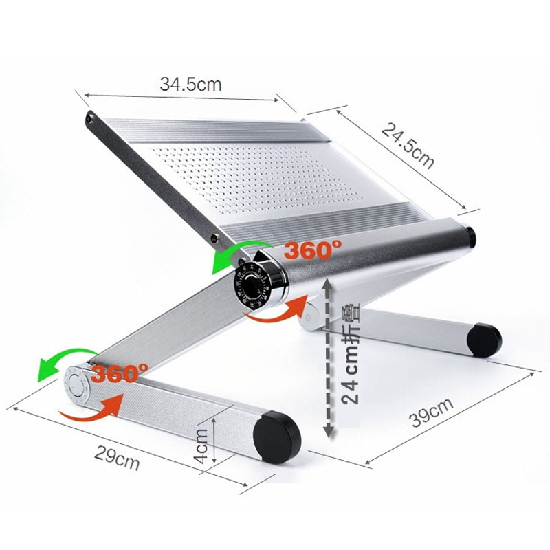 Durable aluminum alloy lifting Projector desktop Stand folding Projector Stand Mount