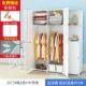 Tủ quần áo đơn giản hiện đại lắp ráp kinh tế đơn giả vải tủ quần áo ký túc xá tủ quần áo đơn giản tủ nhựa lưu trữ - Buồng tủ quần áo gỗ công nghiệp