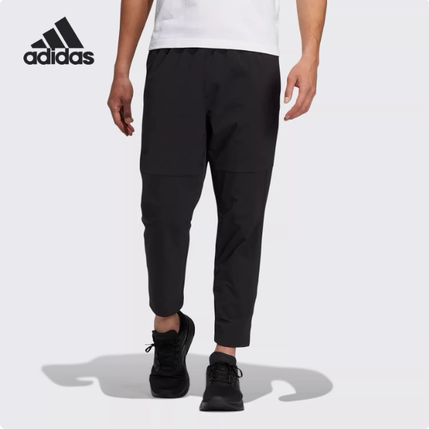 Adidas/Adidas Official Authentic Fitness Training Woven Men's Breathable Sports Nine-Point Pants Hm2970
