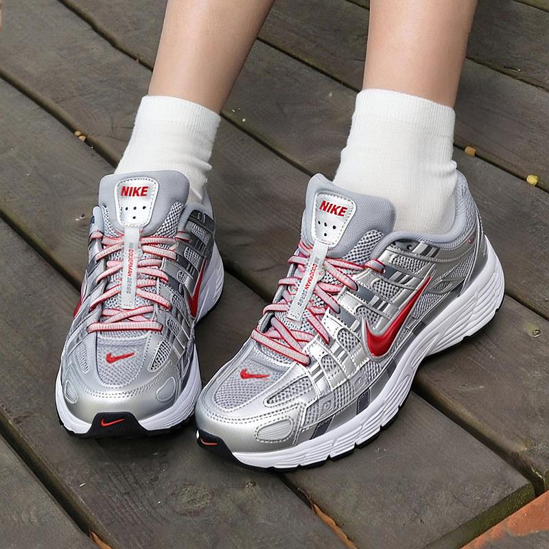 Authentic Nike Women's Shoes 2025 Summer New Sports Shoes P6000 Fashionable Dad Shoes Casual Children's Shoes Hv5064