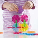 Конструктор, квадратная игрушка для детского сада, США, со снежинками