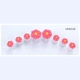 Nail Art Nhật Bản Toe Splitter Silicone Finger Splitter Daisy Drop rhinestone Làm móng tay Công cụ tách ngón chân - Công cụ Nail