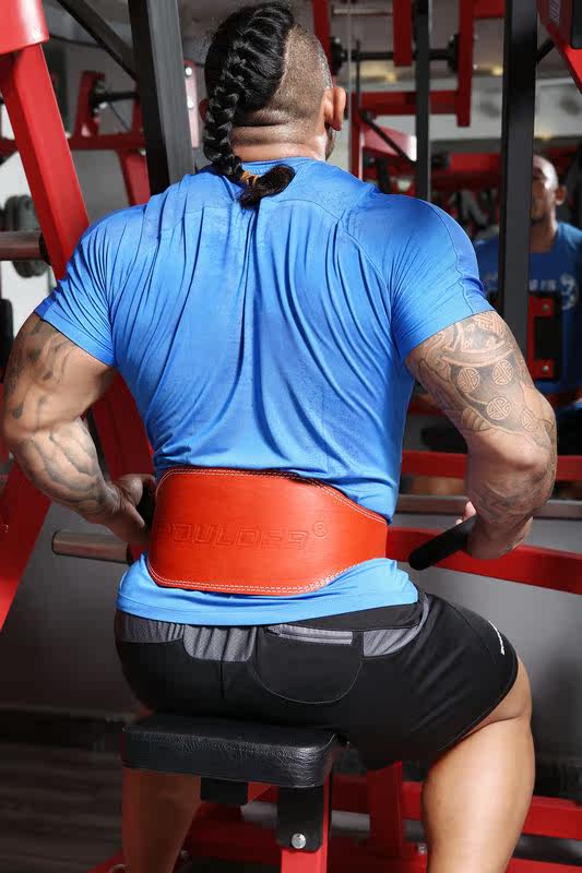 Deficit in Qingbin Fitness Fitness Belt Deep Squatting Belt Sports Weightlifting Hard Rajian Beauty Training Competition Instruments Fitness Barbell