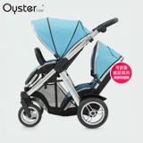 Съёмная коляска для близнецов, складная башенка, детская тележка с сидением для двоих, можно сидеть и лежать