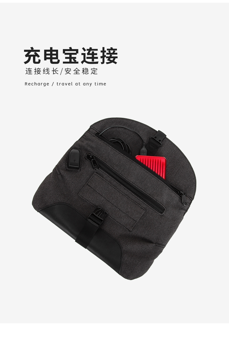 Túi ngực nam mới đa chức năng Túi Messenger chống trộm túi chống nước kỹ thuật số Túi đeo chéo 9,7 inch - Túi của con người balo gucci