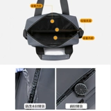 Износостойкая водонепроницаемая сумка через плечо, рюкзак, сумка на одно плечо, бумажник, увеличенная толщина, ткань оксфорд, для среднего возраста