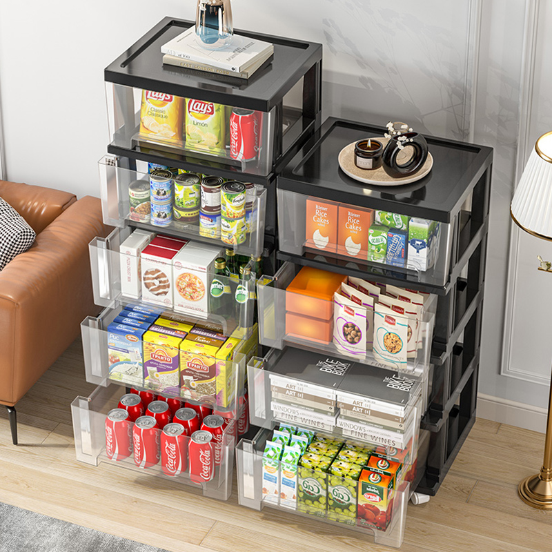 Pindal faction 40cm wide plastic clamping slit containing cabinet drawer-type dressing room containing cabinet slit zero food containing box