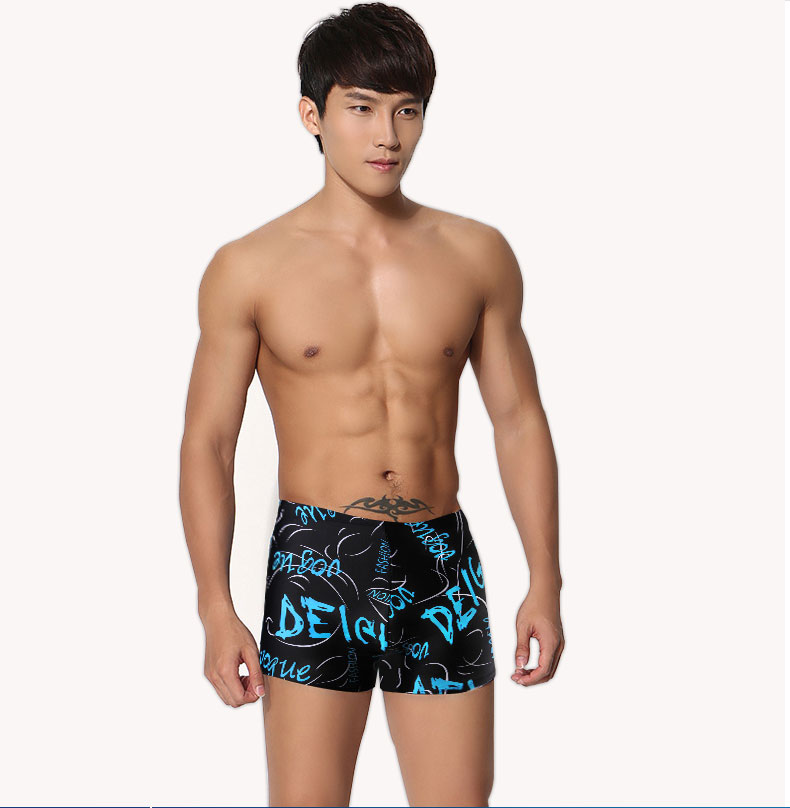 Bạn bơi quần bơi nam boxer quần bơi nam quần bơi mô hình thời trang quần đi biển suối nước nóng thiết bị bơi chuyên nghiệp đồ bơi nam