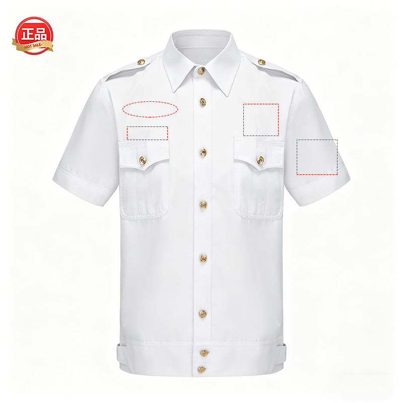 Authentic Flame White Short-Sleeve Shirt, Half-Sleeve Inner Shirt, Summer Casual Wear, New Style Jacket, Spring, Autumn, Summer Pants, Can Be Worn Outside