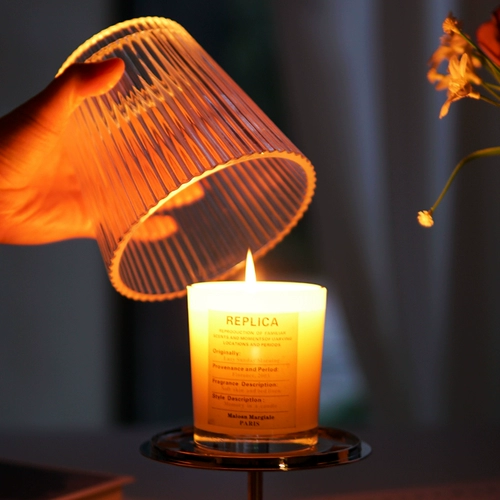 马吉拉 Candida Crystal Glass Candlestick Cover Cover Cover