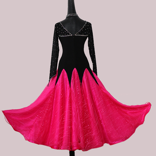 Custom size competition ballroom dance dresses for women girls Modern dance dress ballroom dance big swing dress