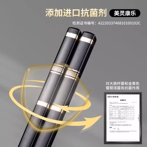 Палочки для еды для домашнего использования, высококачественная нескользящая металлическая посуда, новая коллекция