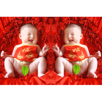 Small baby poster wall stickers cute and beautiful pregnant women prenatal education big picture wall stickers men and women baby doll picture paintings