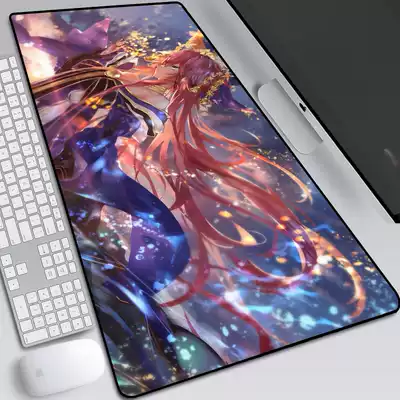 Fate series Fgo black Joan of Sakura saber ska mouse pad oversized lock anime keyboard pad table pad
