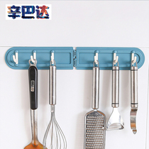 Free Punch Corner Hook Kitchen Bathroom Corner Wall-mounted Untraceless Creative Row Hook Wall Corner Powerful Viscose Hang