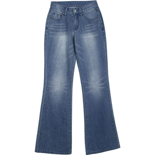 Винтажные американские ретро европейские и американские сексуальные джинсы с заниженной талией, облегающие брюки длиной до пола, MeisanD